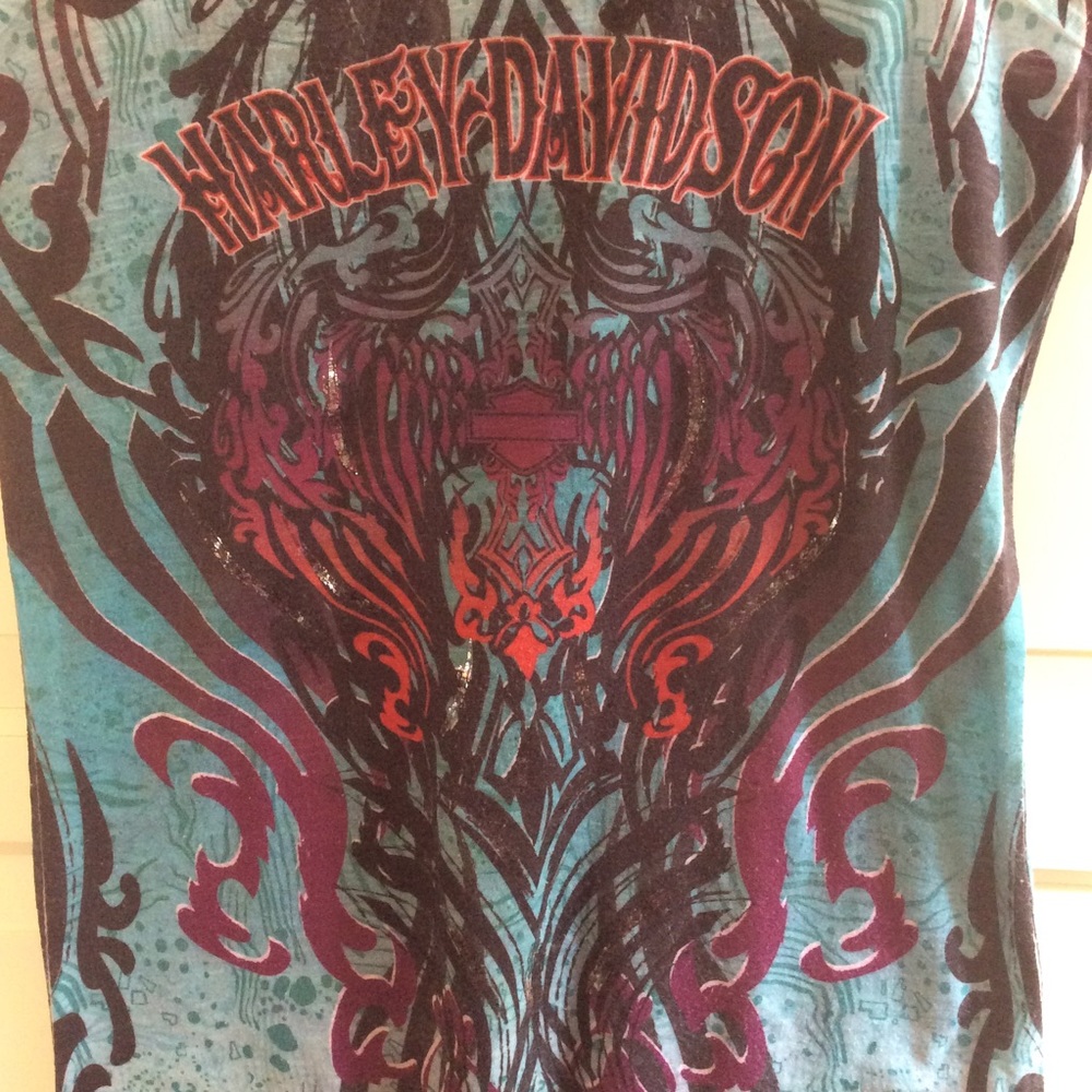 NWOT Harley-Davidson Tank Graphics on both sides-M